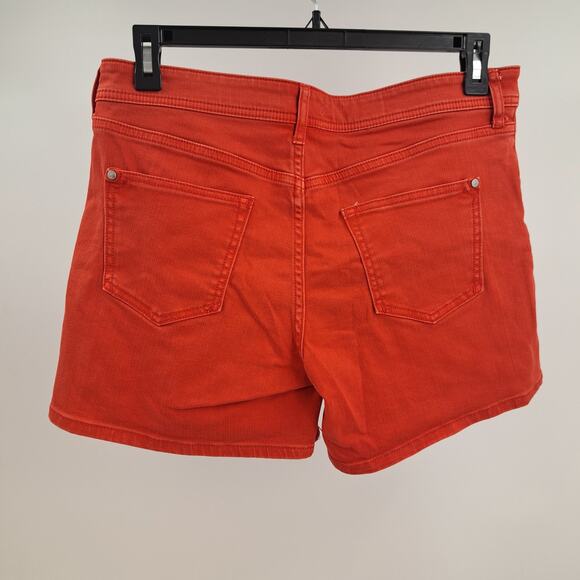 Anthropologie Pilcro And The Letterpress Hyphen Shorts 29‎ Mid Rise Chino Red - Picture 9 of 10